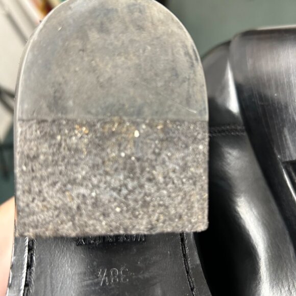 Calvin Klein 205W39NYC black Metal Toe Boots size 38.5 - Picture 9 of 10